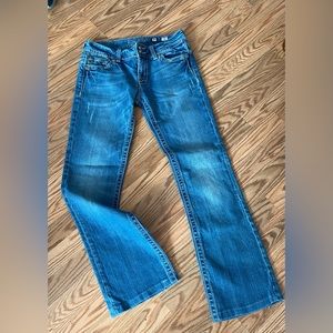 Rhinestone studded Miss Me jeans